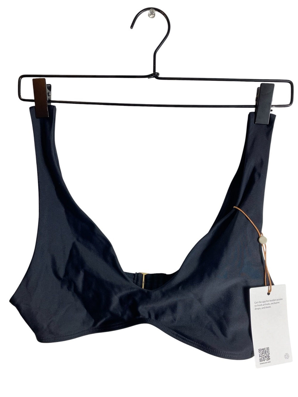 Quince Italian Plunge Bikini Top